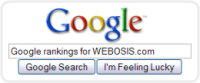 See the Google rankings for WEBOSIS.com